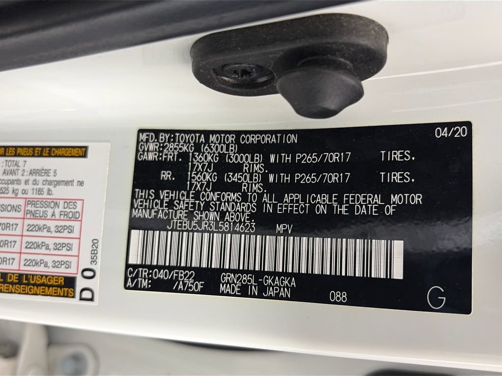 Used 2020 Toyota 4Runner 4WD image 9