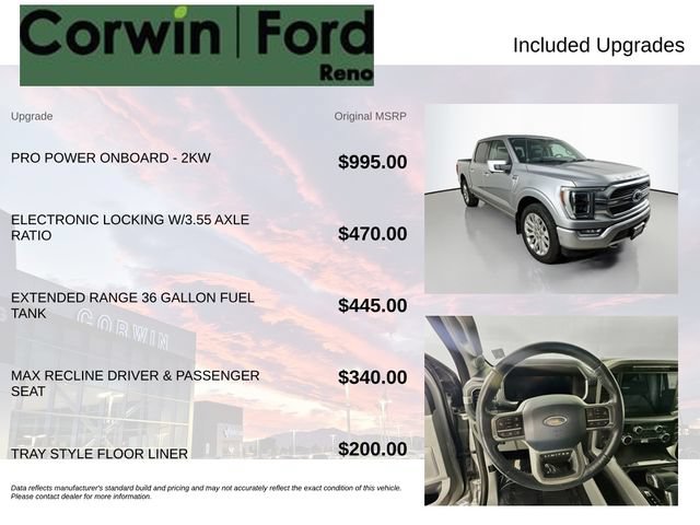 Certified 2022 Ford F150 Limited AWD/4WD image 3