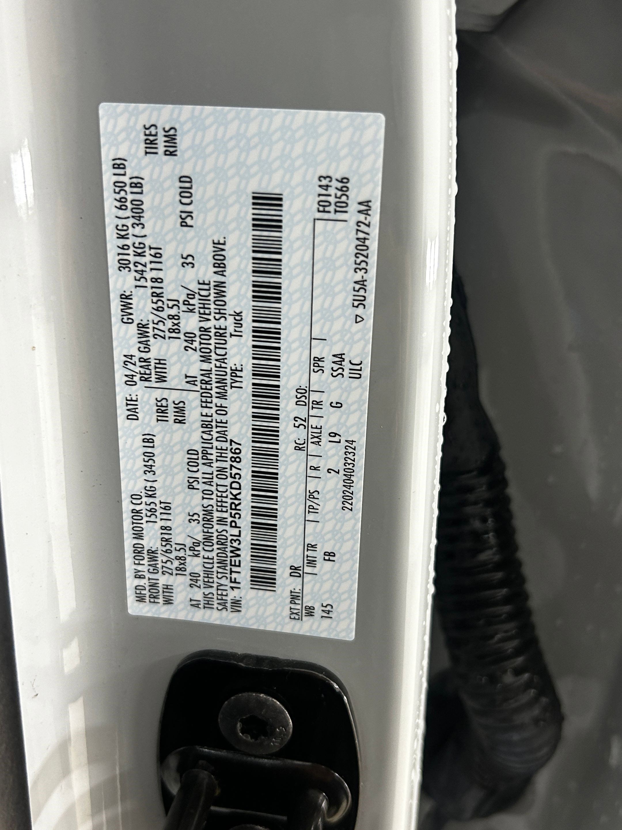 Certified 2024 Ford F150 XLT w/ Equipment Group 302A MID image 9