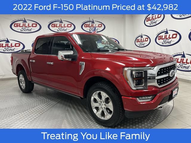 Certified 2022 Ford F150 Platinum w/ Equipment Group 701A High