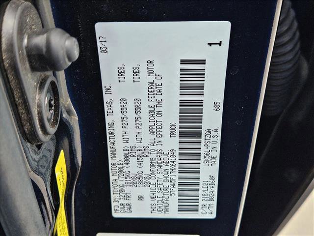 Used 2017 Toyota Tundra 1794 Edition AWD/4WD image 25