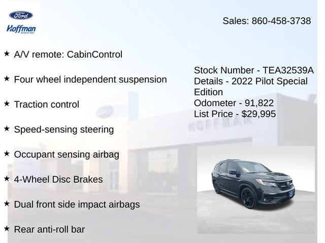 Used 2022 Honda Pilot Special Edition image 15