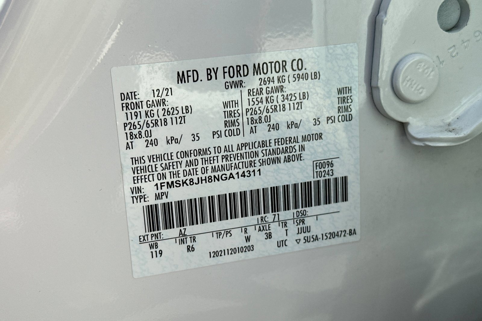 Certified 2022 Ford Explorer Timberline image 31