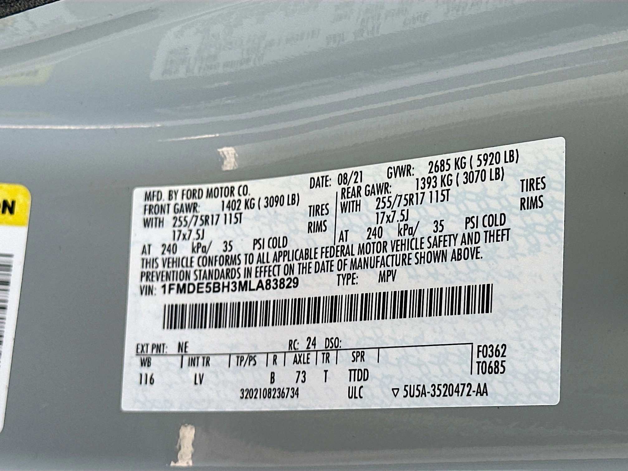 Certified 2021 Ford Bronco Big Bend image 29