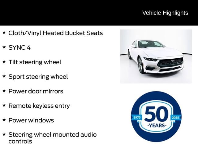 Certified 2025 Ford Mustang Coupe RWD image 16