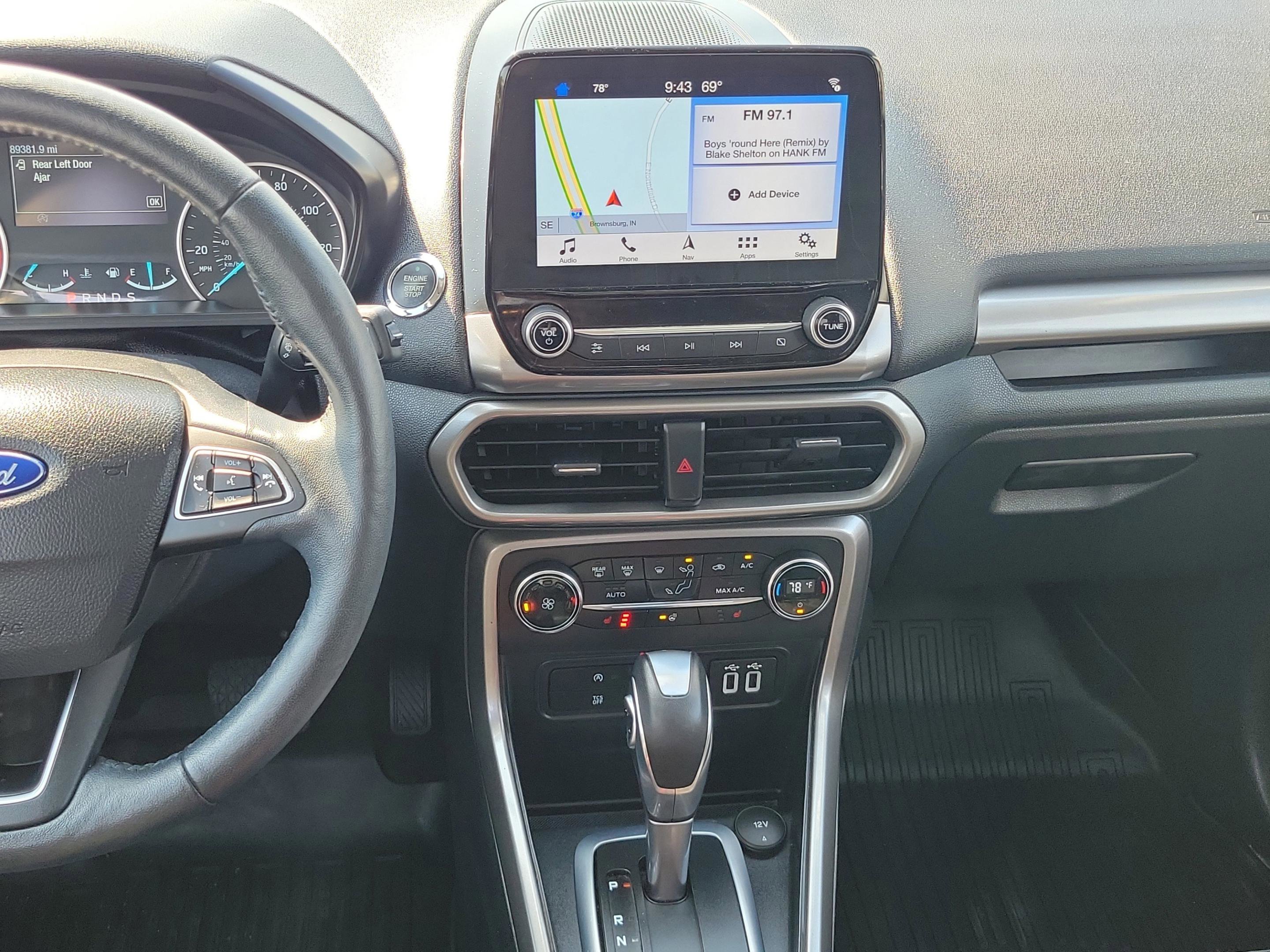 Certified 2018 Ford EcoSport SE w/ SE Convenience Package FWD image 16