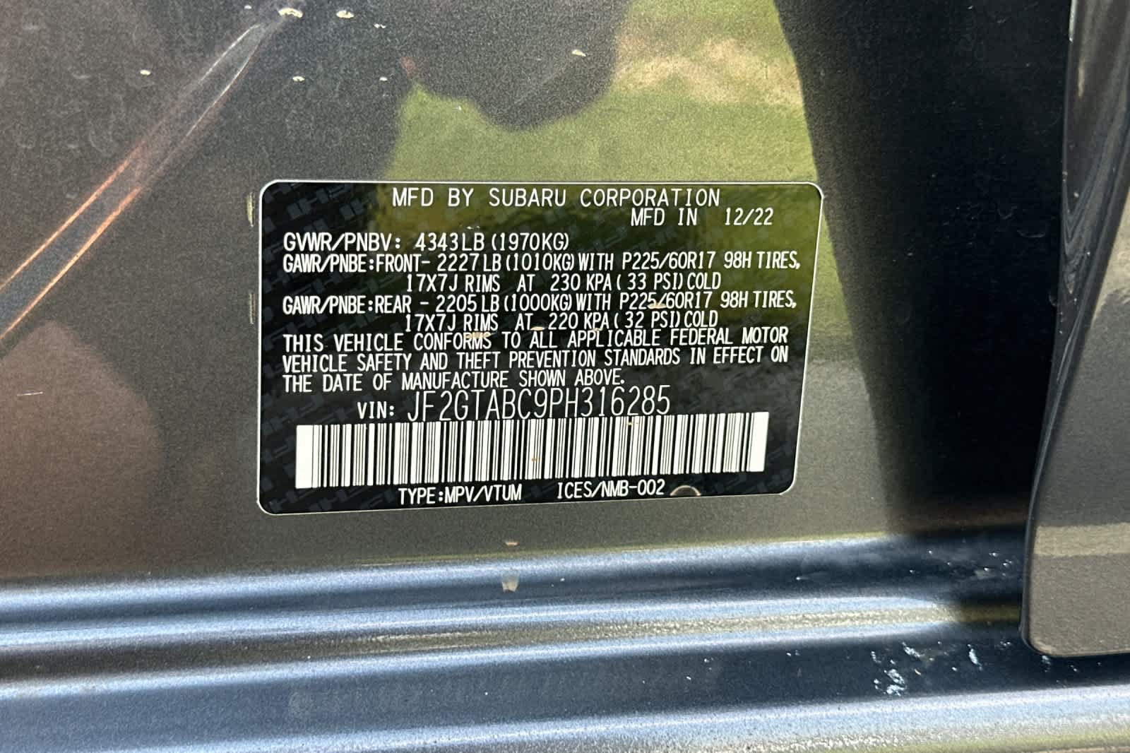 Used 2023 Subaru Crosstrek 2.0i AWD/4WD image 27