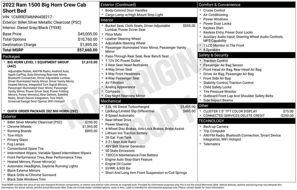 Used 2022 RAM 1500 Big Horn RWD image 7