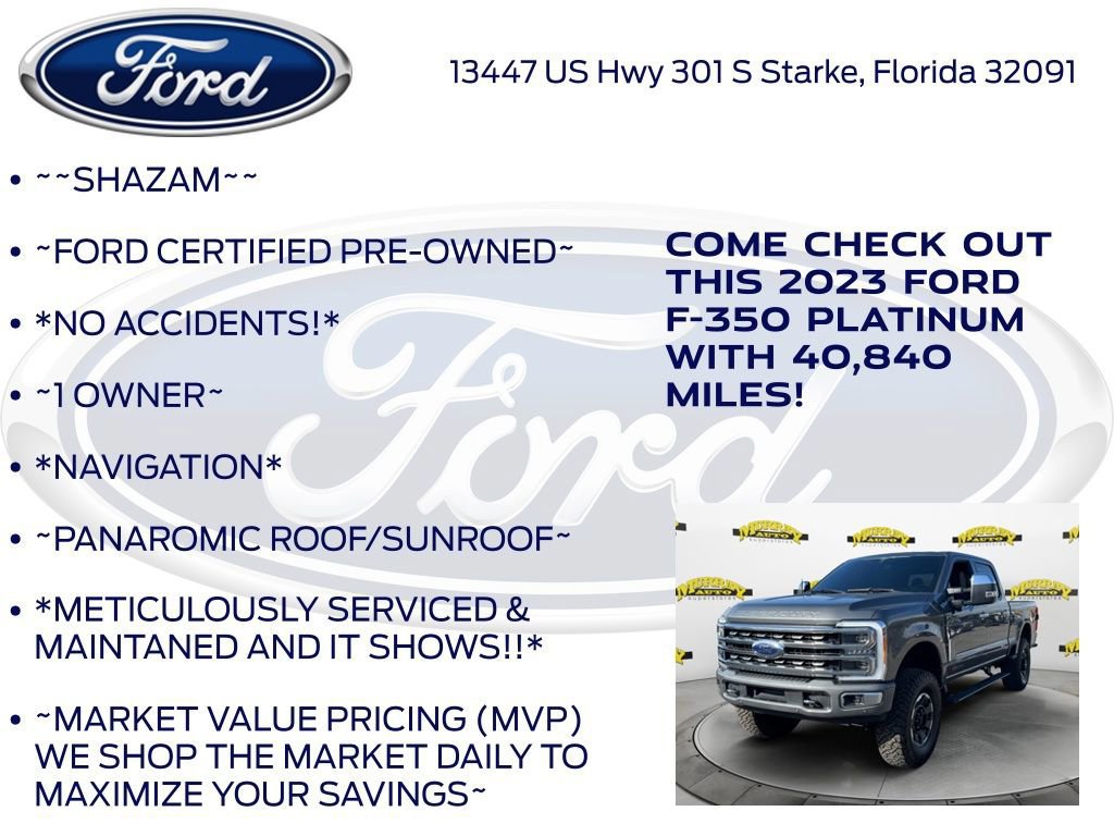Certified 2023 Ford F350 Platinum w/ Tremor Off-Road Package image 10