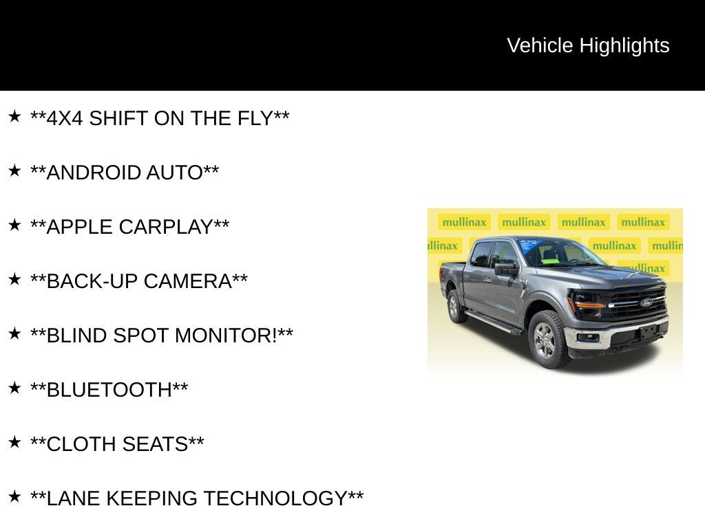 Certified 2025 Ford F150 XLT w/ Equipment Group 301A Standard AWD/4WD image 13