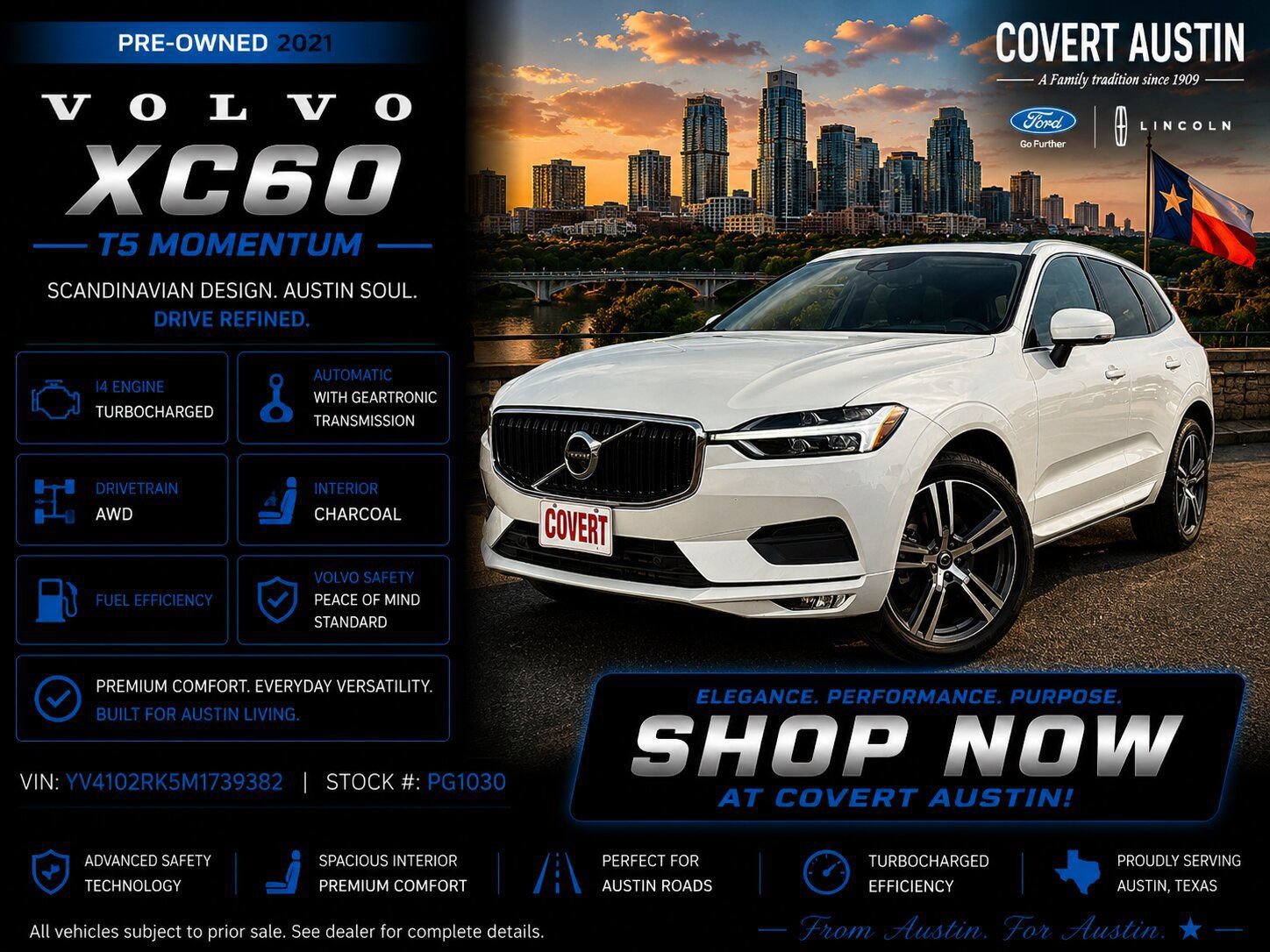 Used 2021 Volvo XC60 T5 Momentum w/ Premium Package
