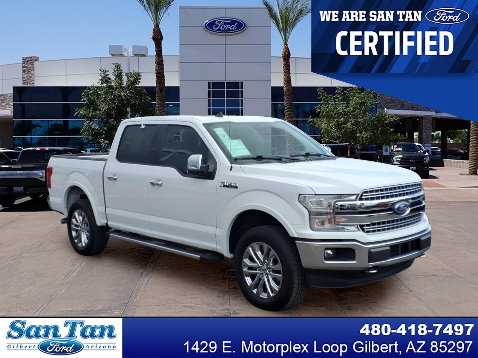 Certified 2020 Ford F150 Lariat w/ Equipment Group 502A Luxury