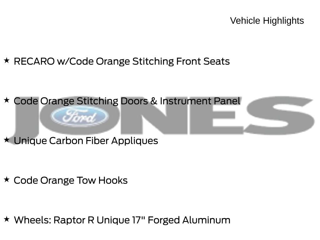 Certified 2024 Ford F150 Raptor w/ Equipment Group 803A Raptor R AWD/4WD image 17