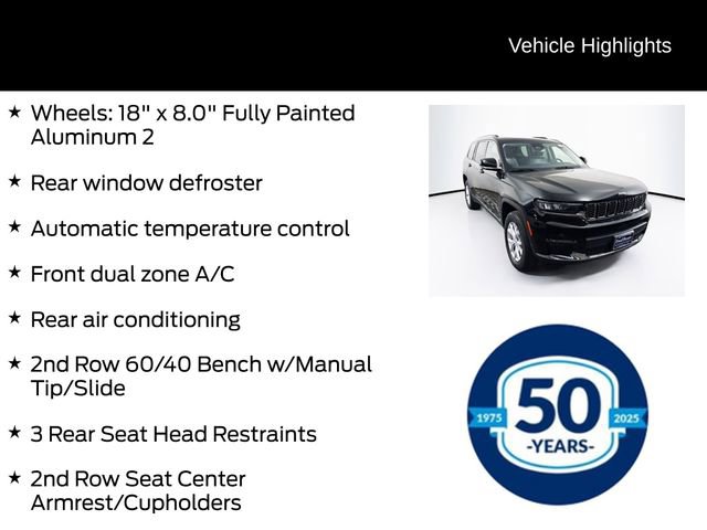Used 2022 Jeep Grand Cherokee L Limited AWD/4WD image 16