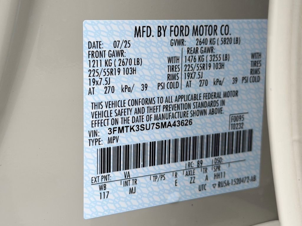 Certified 2025 Ford Mustang Mach-E Premium AWD/4WD image 30