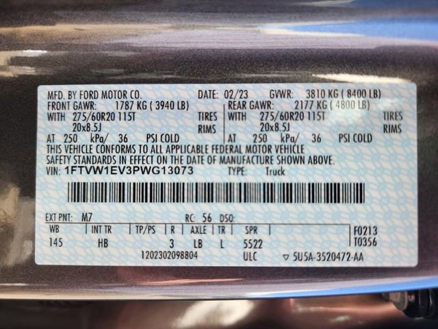 Certified 2023 Ford F150 Lightning Lariat w/ Equipment Group 511A High image 29