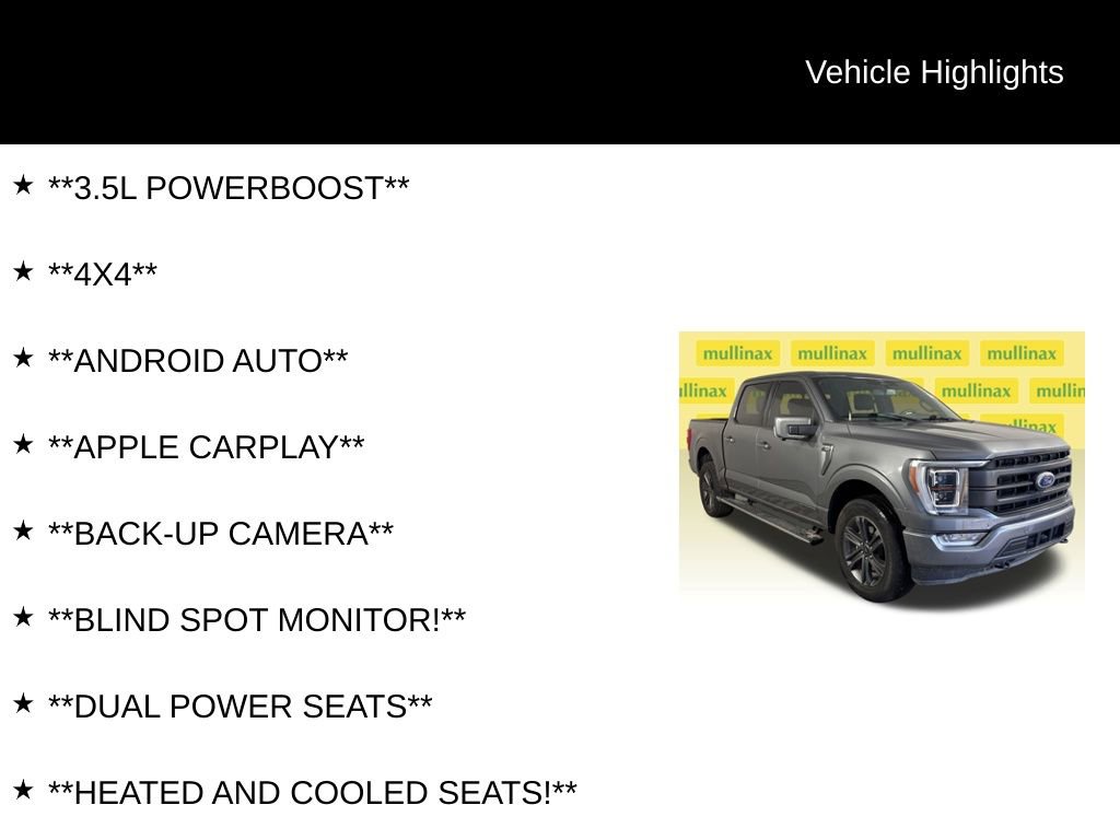 Certified 2023 Ford F150 Lariat w/ Equipment Group 502A High AWD/4WD image 12