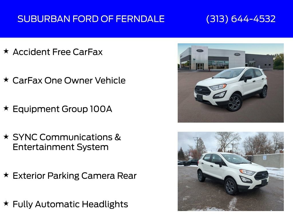 Certified 2021 Ford EcoSport S image 4