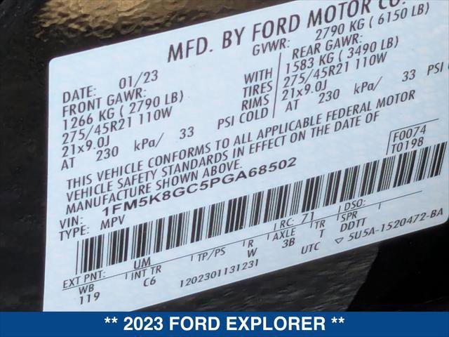Certified 2023 Ford Explorer ST w/ Equipment Group 401A image 26