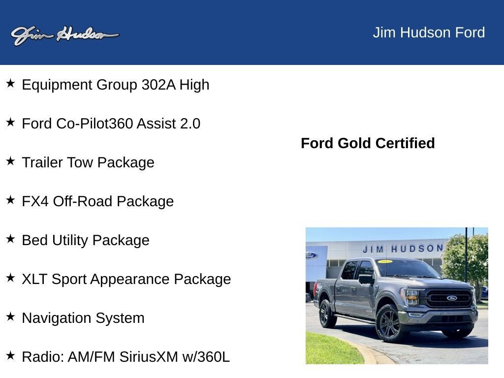 Certified 2023 Ford F150 XLT w/ Equipment Group 302A High AWD/4WD image 12