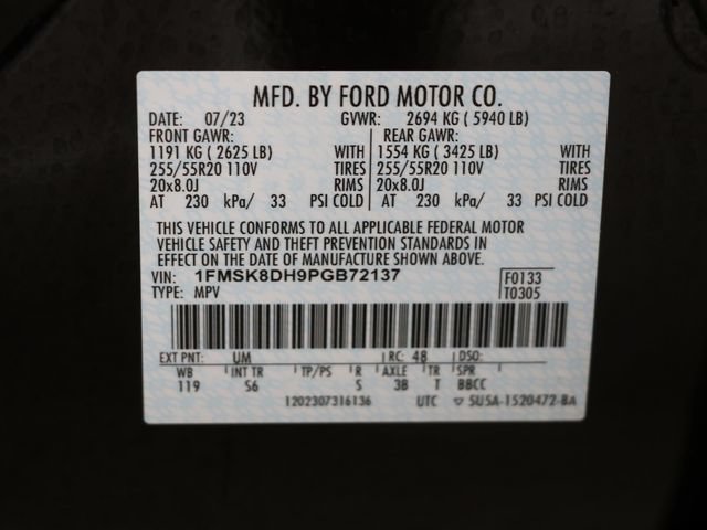 Certified 2023 Ford Explorer XLT w/ Equipment Group 202A AWD/4WD image 32