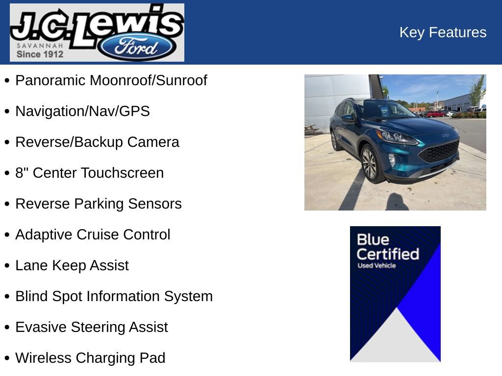 Certified 2020 Ford Escape Titanium AWD/4WD image 34