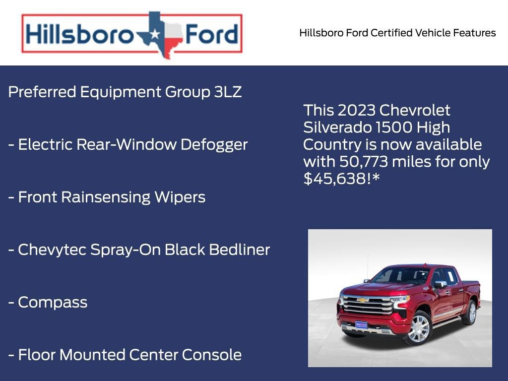Used 2023 Chevrolet Silverado 1500 High Country w/ High Country Premium Package image 17