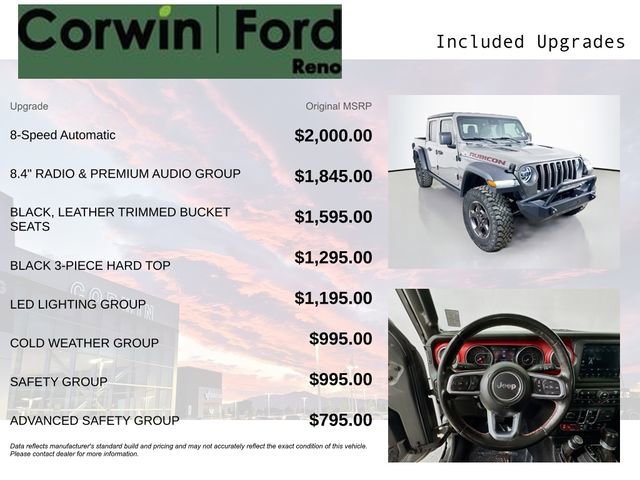 Used 2020 Jeep Gladiator Rubicon image 3