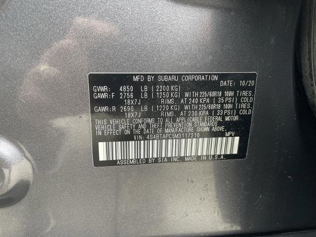 Used 2021 Subaru Outback Touring image 35