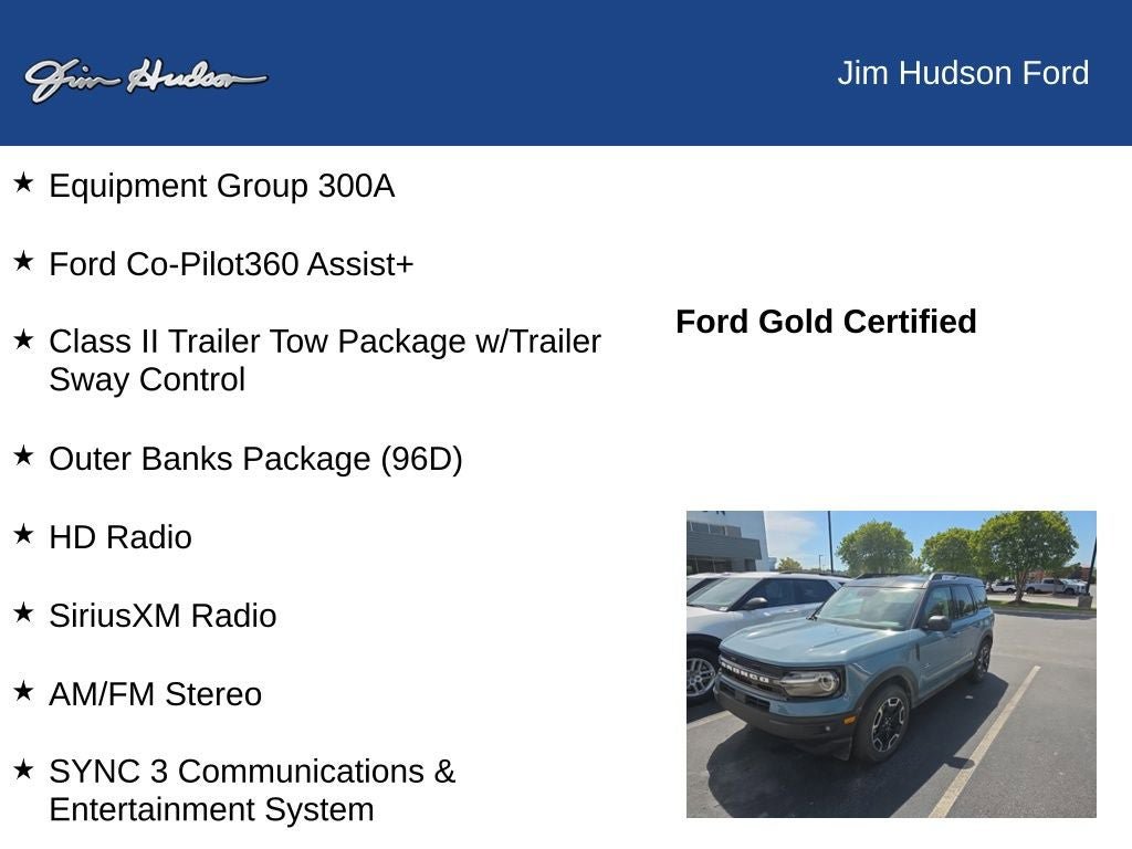 Certified 2021 Ford Bronco Sport Outer Banks w/ Outer Banks Package (96D) AWD/4WD image 12