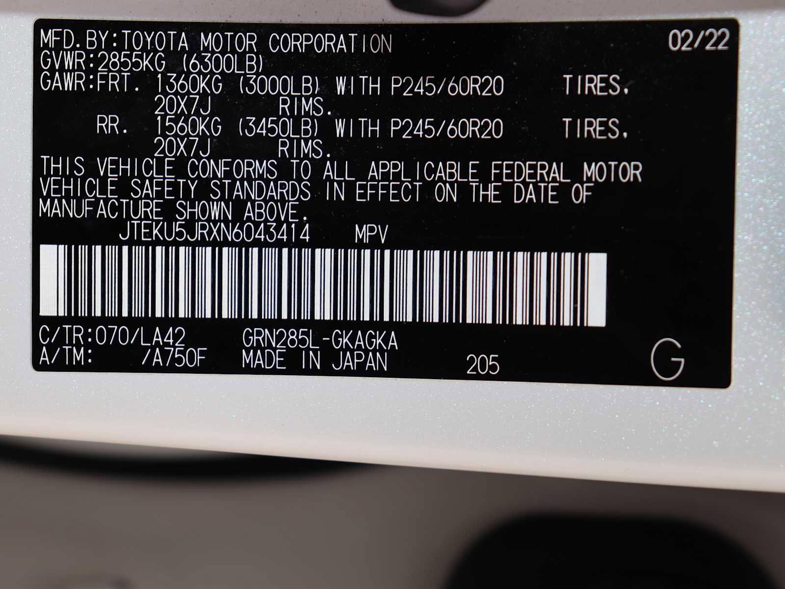 Used 2022 Toyota 4Runner Limited image 39