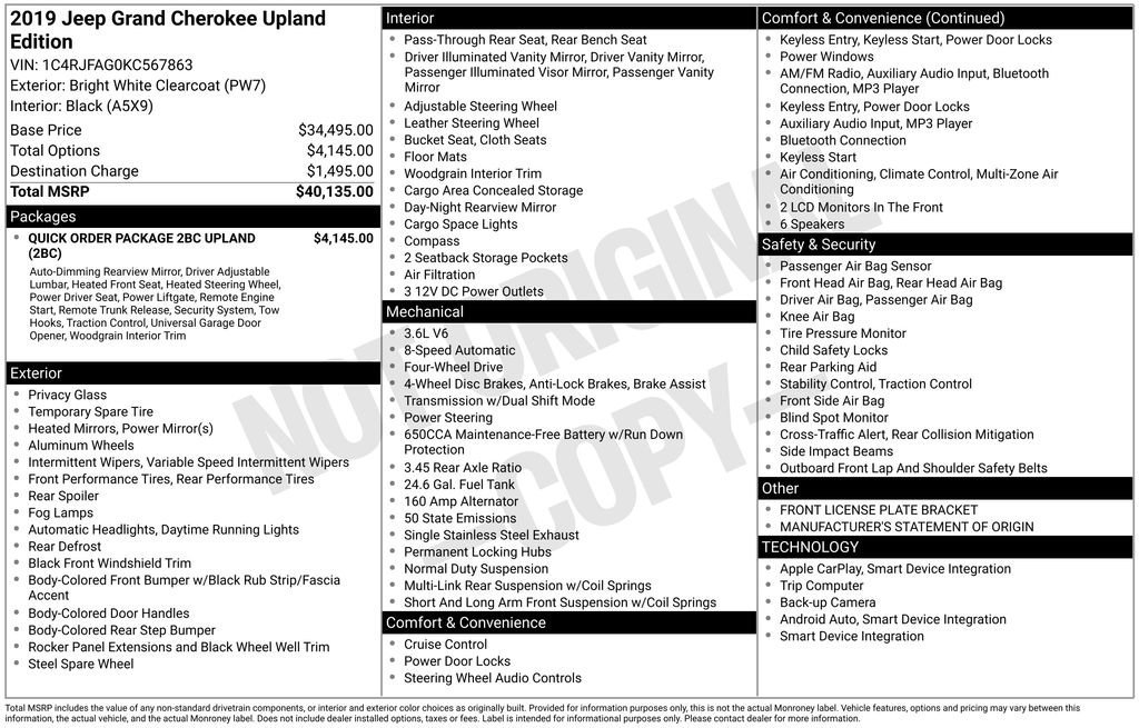 Used 2019 Jeep Grand Cherokee Laredo image 22