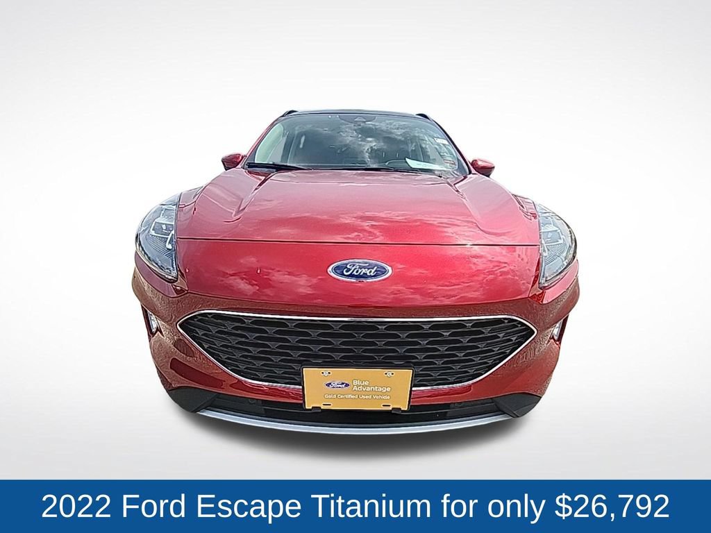 Certified 2022 Ford Escape Titanium w/ Class II Trailer Tow Package AWD/4WD image 2