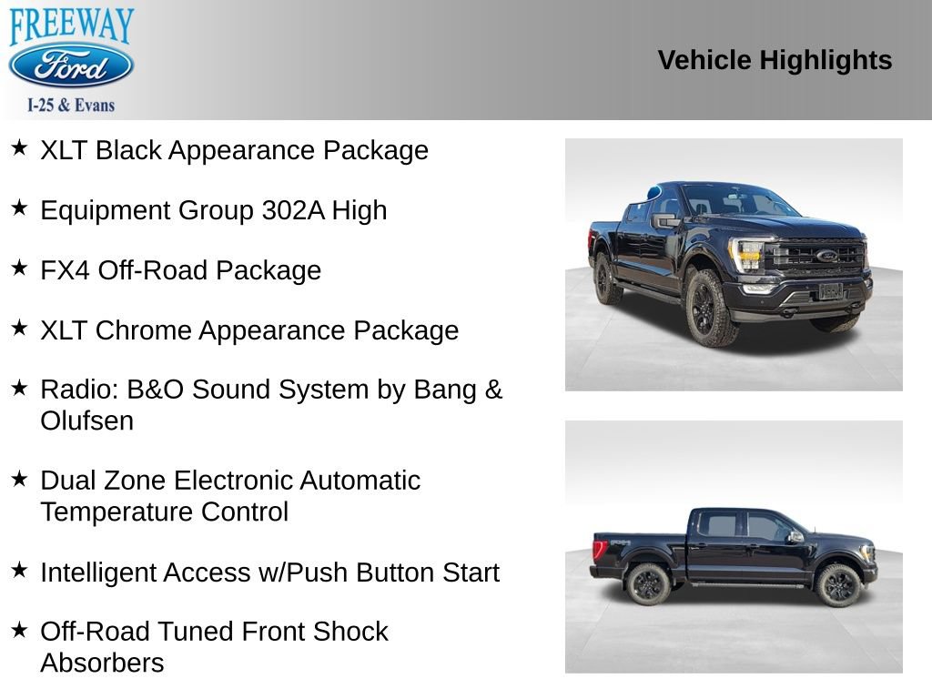 Certified 2022 Ford F150 XLT w/ Equipment Group 302A High AWD/4WD image 3