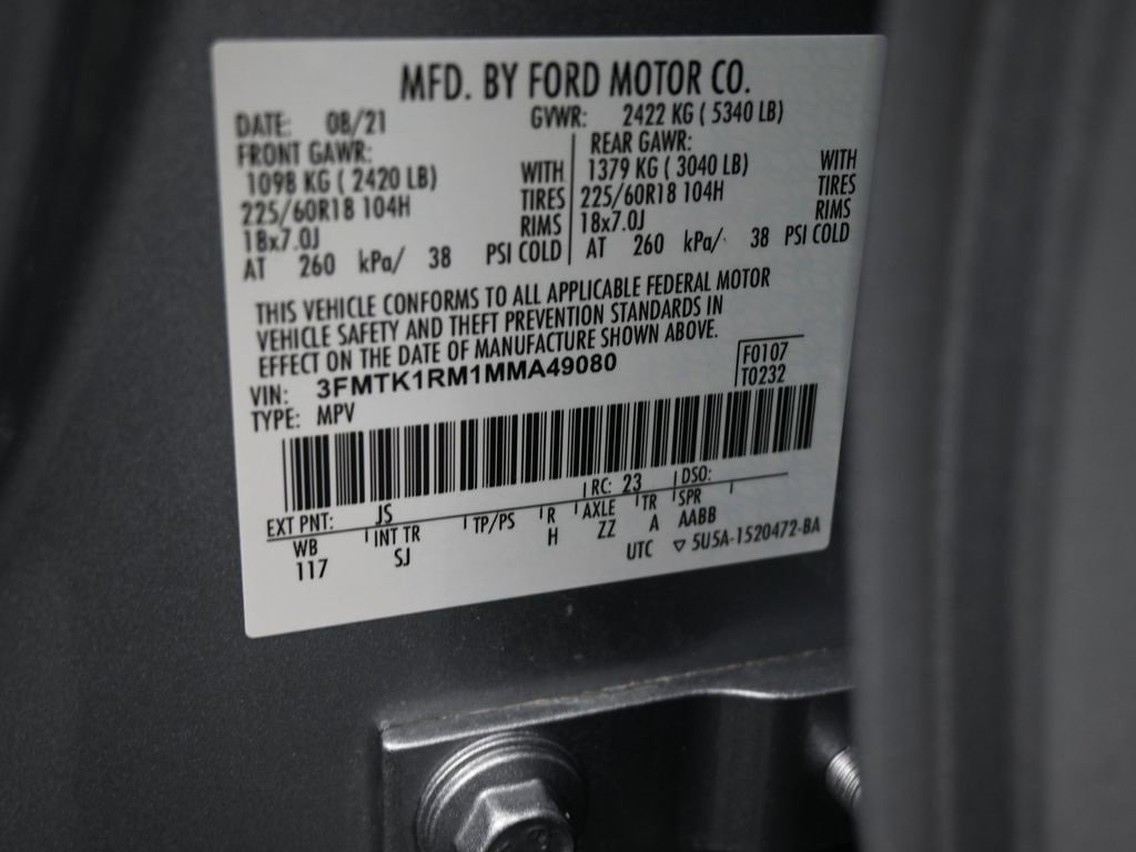 Certified 2021 Ford Mustang Mach-E Select w/ Comfort/Technology Package image 18