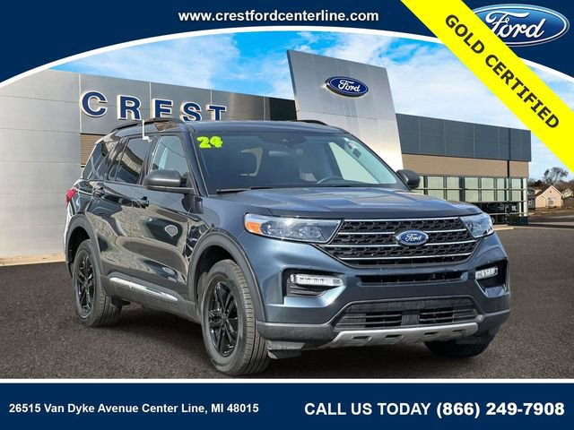 Certified 2024 Ford Explorer XLT w/ Equipment Group 202A image 4