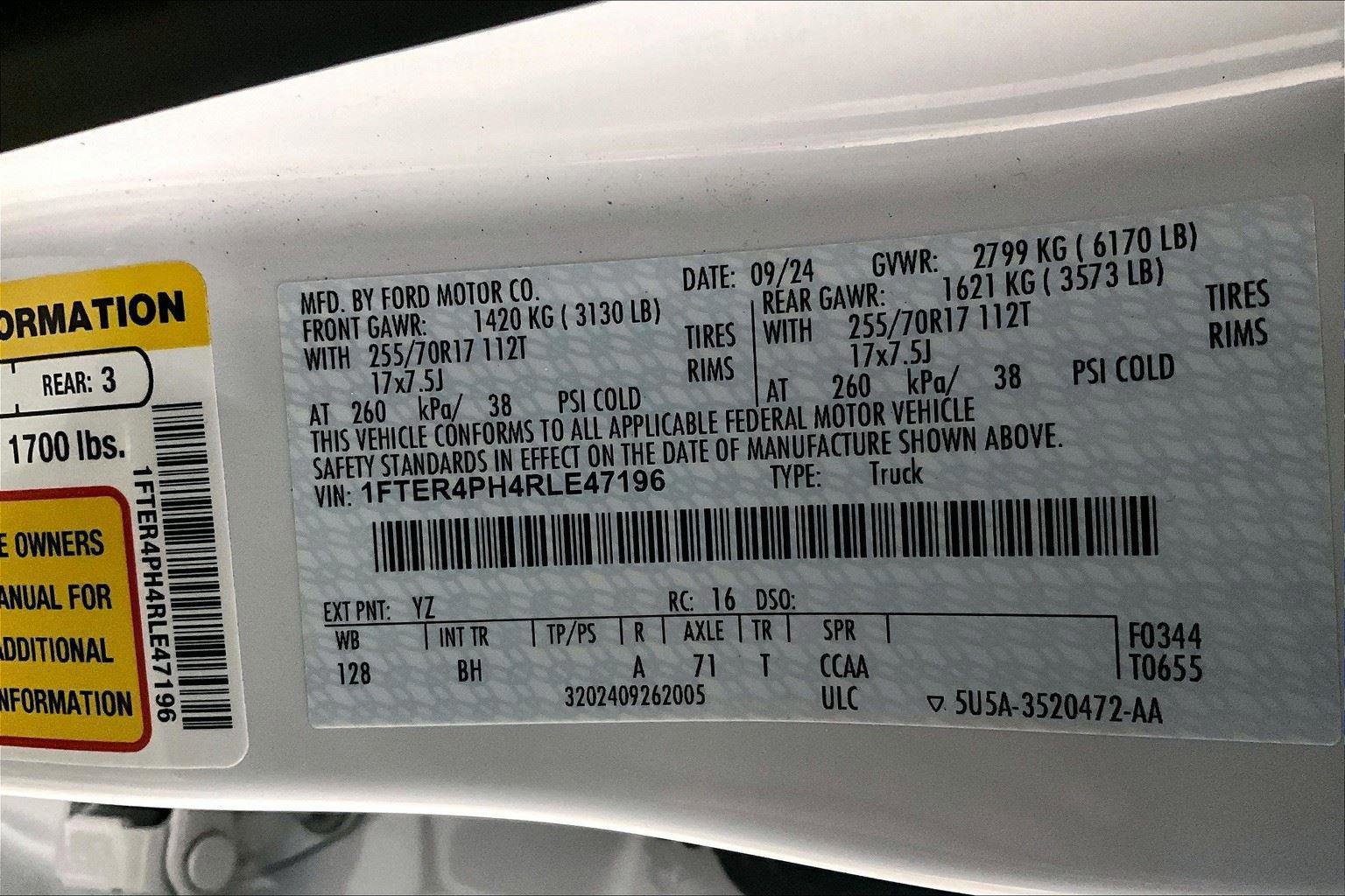 Certified 2024 Ford Ranger XL w/ Trailer Tow Package image 33