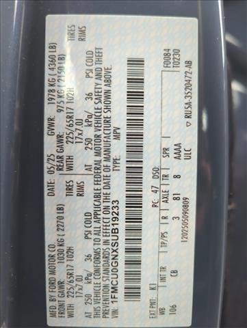 Certified 2025 Ford Escape Active FWD image 23