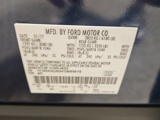 Certified 2017 Ford Explorer XLT w/ Equipment Group 202A AWD/4WD image 40