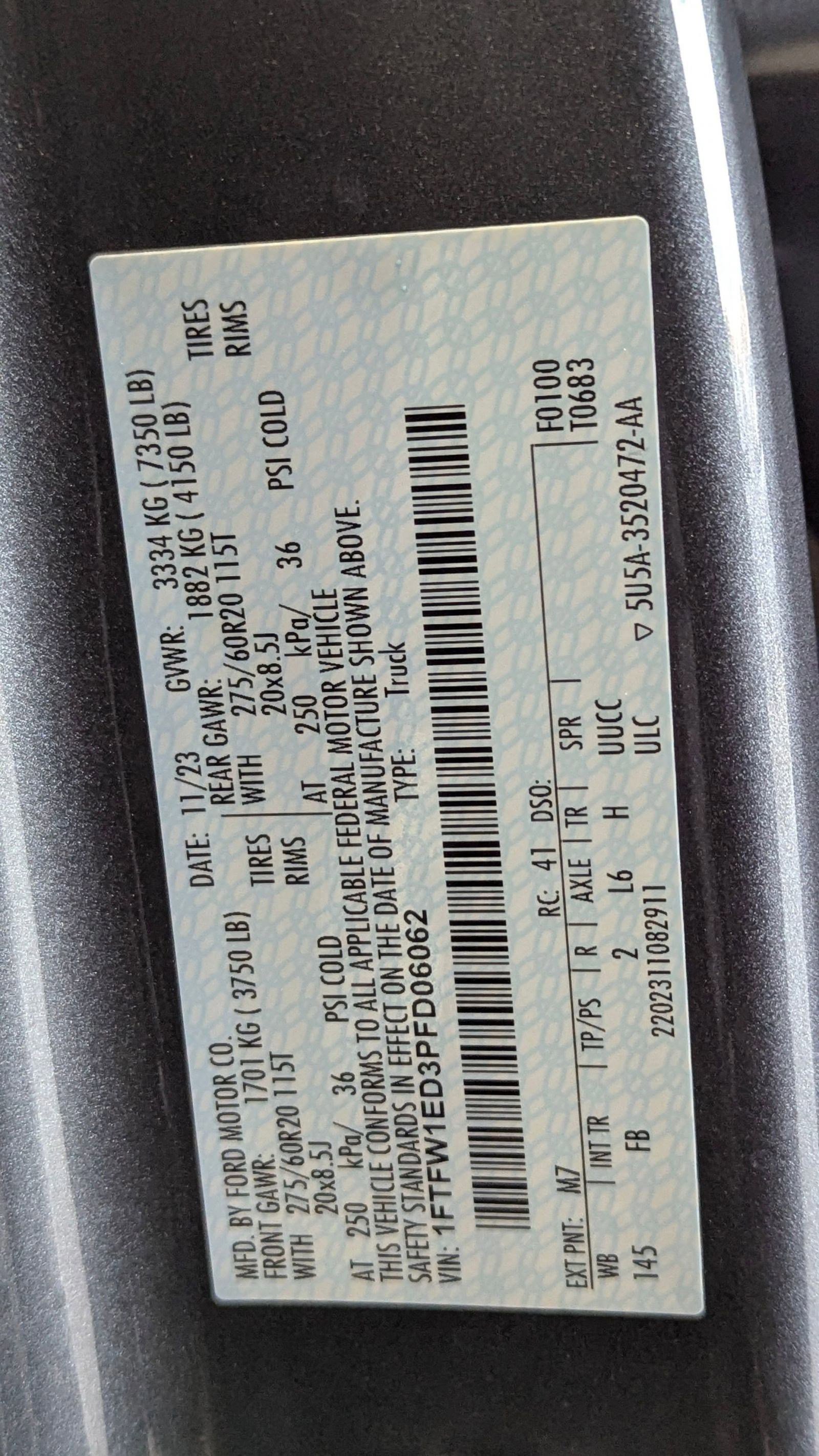 Certified 2023 Ford F150 XLT w/ Equipment Group 302A High image 20