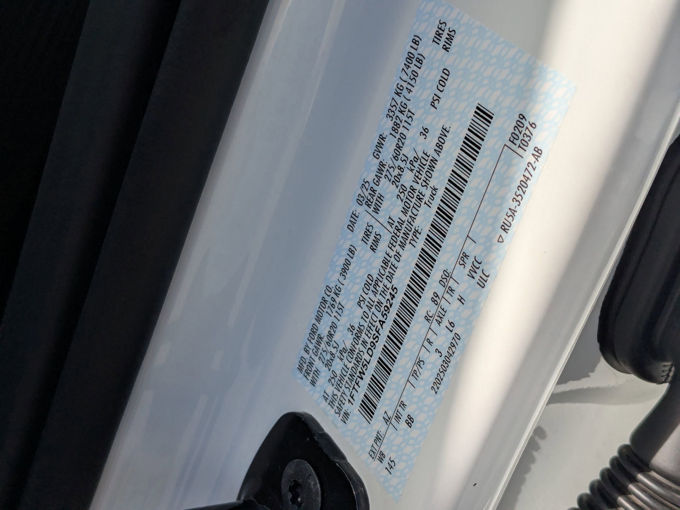 Certified 2025 Ford F150 Lariat w/ Equipment Group 501A Mid image 48