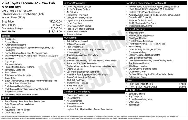 Used 2024 Toyota Tacoma SR5 RWD image 36