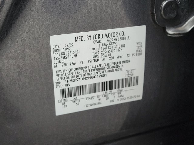 Certified 2022 Ford Explorer XLT w/ Equipment Group 202A RWD image 34