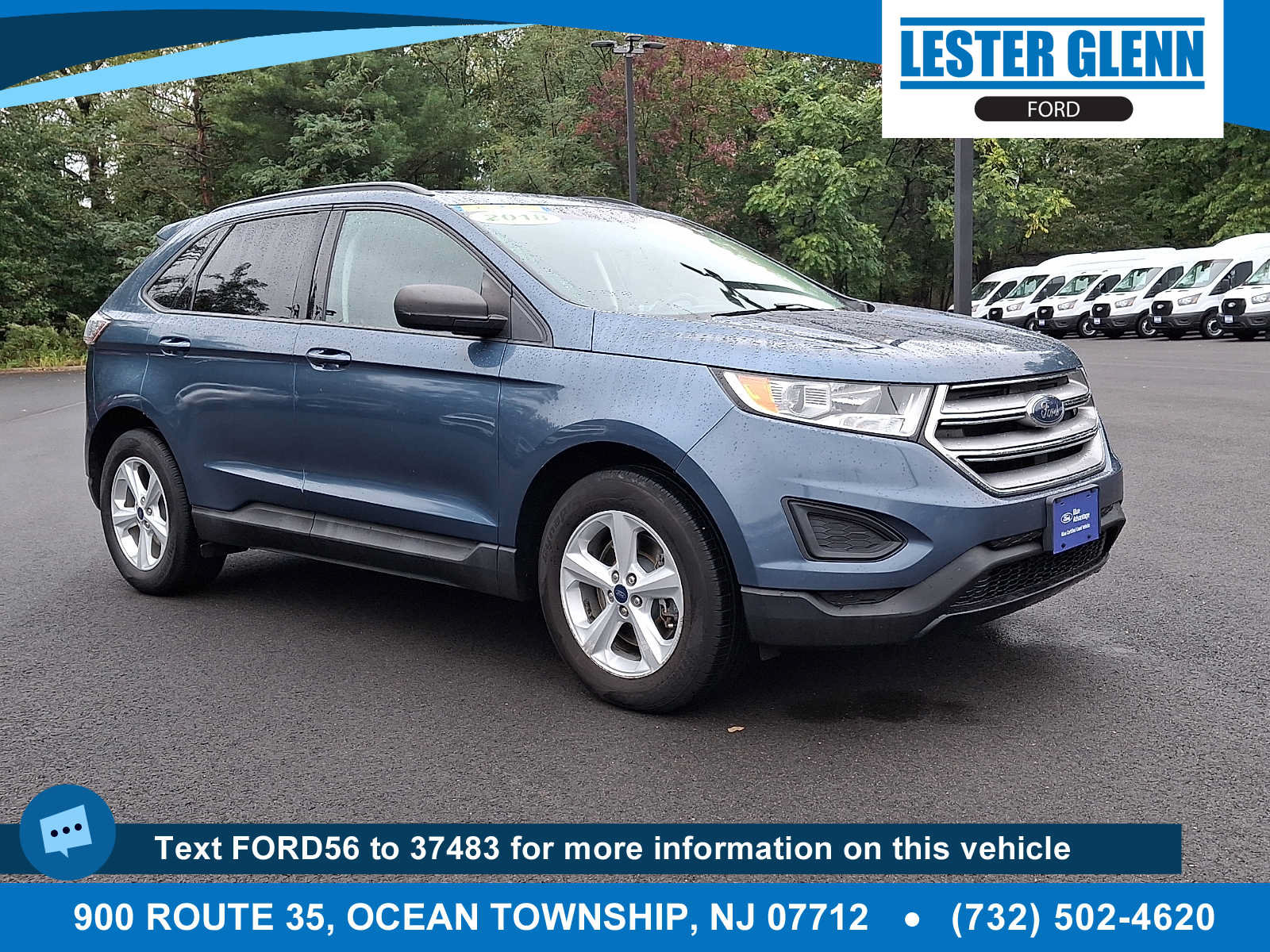 Certified 2018 Ford Edge SE