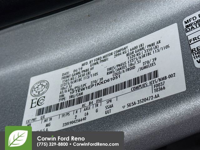 Certified 2019 Ford F150 XLT w/ XTR Package image 29