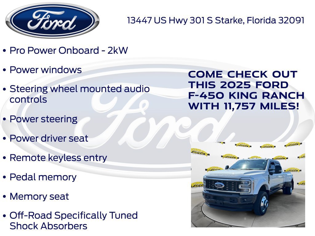 Certified 2025 Ford F450 King Ranch w/ FX4 Off-Road Package AWD/4WD image 32