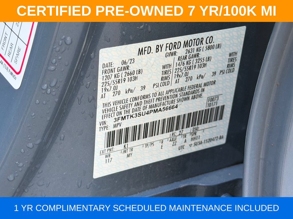 Certified 2023 Ford Mustang Mach-E Premium w/ Mustang Nite Pony Package AWD/4WD image 32