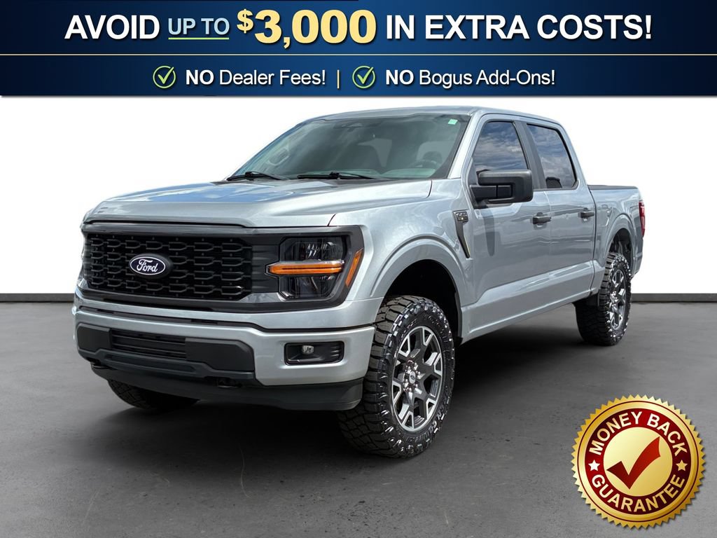 Certified 2025 Ford F150 STX w/ Equipment Group 200A AWD/4WD 360° Tour