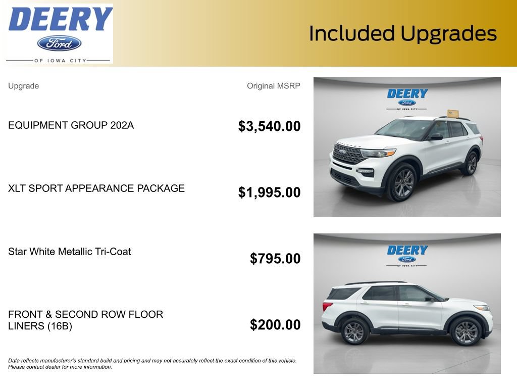 Certified 2024 Ford Explorer XLT w/ Equipment Group 202A AWD/4WD image 11