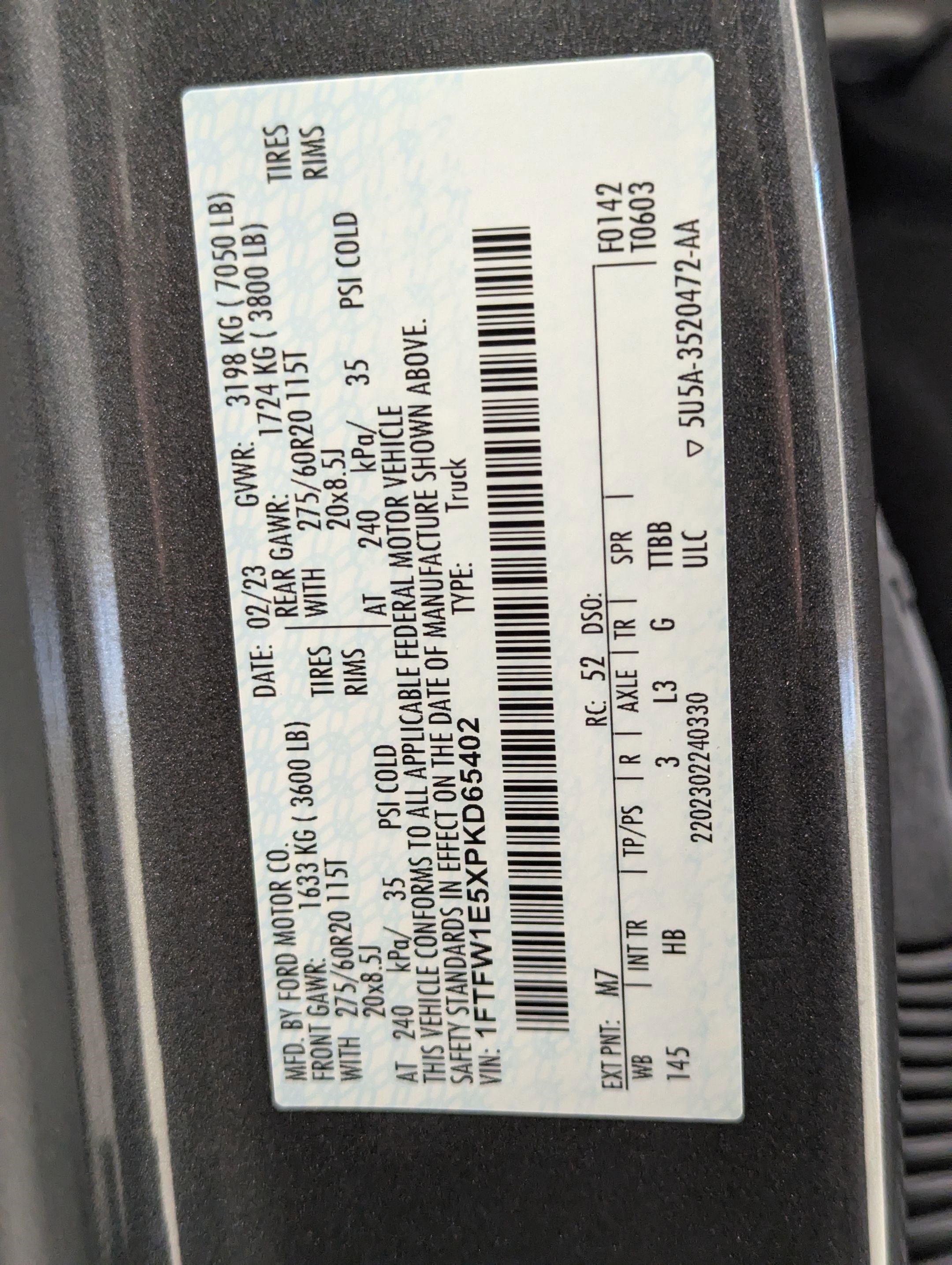 Certified 2023 Ford F150 Lariat w/ FX4 Off-Road Package image 21